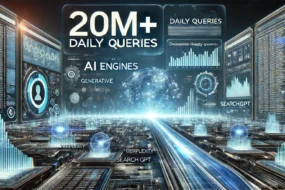 massive volume of queries processed by generative AI engines like Perplexity and SearchGPT